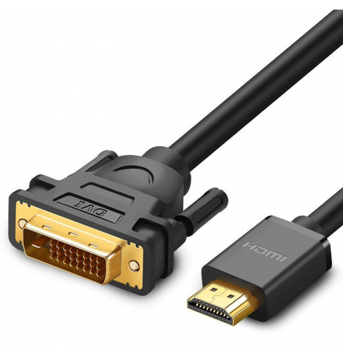 Kabelis HDMI M - DVI M, 2 m